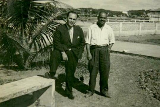 Dodô e Osmar posam para retrato em 1950