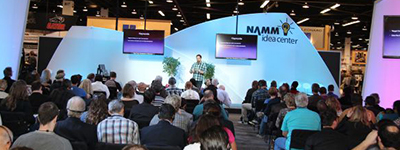 NAMM abre espaço para palestras.